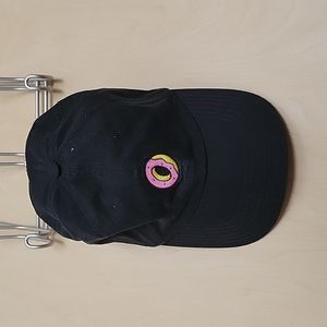 OFWGKTA, Black Cap, Donut embroidery